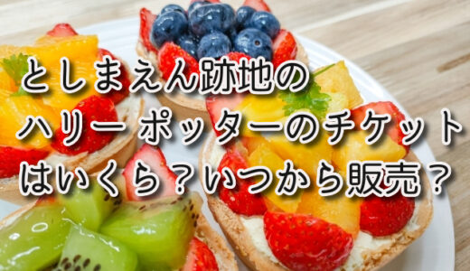 としまえん跡地のハリー ポッターのチケットはいくら？いつから販売？